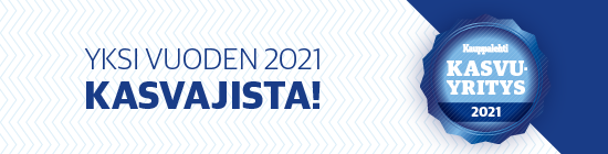 Kauppalehti: Kasvuyritys 2021 -sertifikaatti.