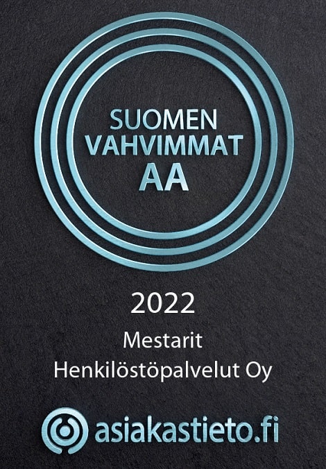 Mestarit Henkilöstöpalvelut Oy - Suomen vahvimmat AA.