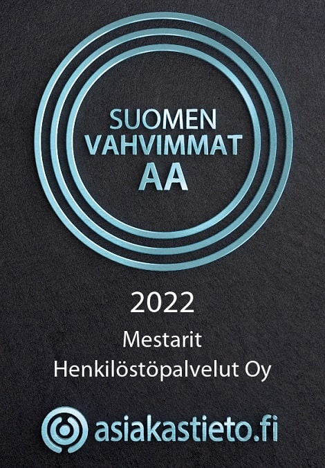 Suomen vahvimmat AA -sertifikaatti.